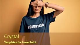  Presentation with beautiful hispanic woman - Slide set having young-beautiful-hispanic-woman-wearing background and a tawny brown colored foreground