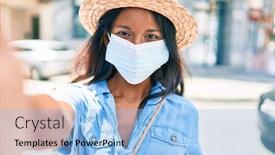  Presentation with indian woman - Cool new slides with young-beautiful-indian-woman-wearing backdrop and a light blue colored foreground
