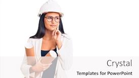  Presentation with swimming beautiful girl swims underwater - Slide set having young-beautiful-latin-girl-wearing background and a white colored foreground