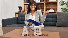  Presentation with psychology - PPT layouts with young-beautiful-latin-woman-psychologist background and a coral colored foreground