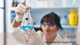  Presentation with test tube laboratory - 