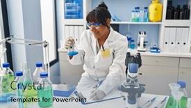  Presentation with test tube laboratory - 