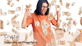  Presentation with latin music - Colorful PPT layouts enhanced with young-beautiful-latin-woman-wearing backdrop and a lemonade colored foreground