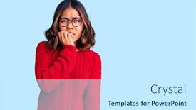  Presentation with race - Beautiful slide set featuring young-beautiful-mixed-race-woman backdrop and a white colored foreground