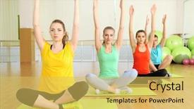  Presentation with peoples - Presentation design featuring young-beautiful-peoples-engaged background and a yellow colored foreground