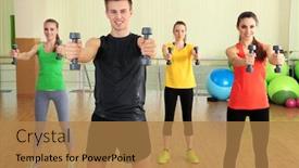  Presentation with peoples - PPT theme with young-beautiful-peoples-engaged background and a coral colored foreground