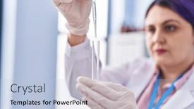  Presentation with test tube laboratory - 