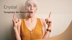  Presentation with accident - Theme featuring young-beautiful-redhead-woman-injured background and a soft green colored foreground