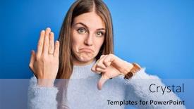  Presentation with wedding ring - Amazing theme having young-beautiful-redhead-woman-wearing backdrop and a light blue colored foreground