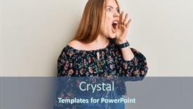  Presentation with floral - PPT layouts consisting of young-beautiful-redhead-woman-wearing background and a ocean colored foreground