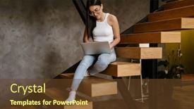  Presentation with asian - PPT layouts having young-beautiful-smiling-asian-woman background and a  colored foreground