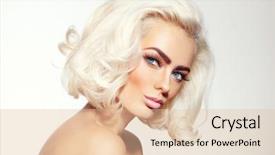  Presentation with vintage - Beautiful theme featuring young beautiful tanned sensual platinum backdrop and a lemonade colored foreground