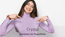  Presentation with teen girl - Slide deck having young-beautiful-teen-girl-wearing background and a lemonade colored foreground