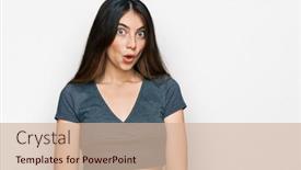  Presentation with teen girl - Theme with young-beautiful-teen-girl-wearing background and a soft green colored foreground