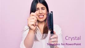  Presentation with capillary - PPT layouts having young-beautiful-woman-agry background and a lemonade colored foreground