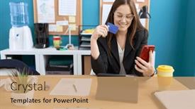  Presentation with business card - 