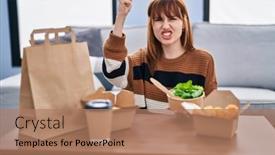  Presentation with food delivery - 