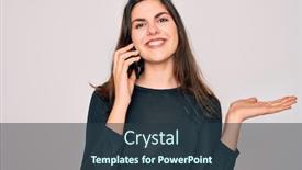  Presentation with winner - Slide deck with young-beautiful-woman-having background and a tawny brown colored foreground