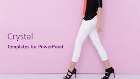  Presentation with hell - Beautiful PPT theme featuring young-beautiful-woman-in-black backdrop and a lemonade colored foreground