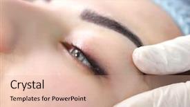  Presentation with ethical desicion making and ethical leadership - Cool new PPT theme with young beautiful woman making permanent backdrop and a lemonade colored foreground