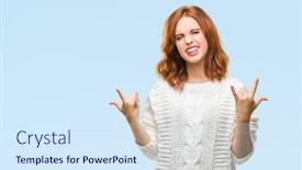  Presentation with rock music - 