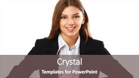  Presentation with woman piggy bank isolated - Amazing slides having young beautiful woman sitting with piggy bank money box isolated on white background backdrop and a dark gray colored foreground