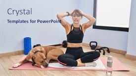  Presentation with woman hands open - 