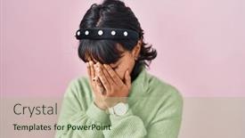  Presentation with woman crying - 