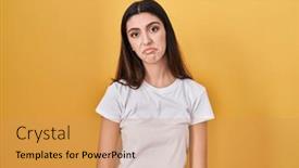  Presentation with woman crying - 