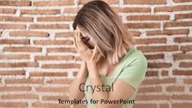  Presentation with woman crying - 