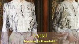  Presentation with mirror - Colorful slides enhanced with young beautiful woman standing in the palace room with mirror backdrop and a tawny brown colored foreground