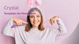  Presentation with cute - Beautiful presentation theme featuring young-beautiful-woman-wearing-cute backdrop and a lemonade colored foreground