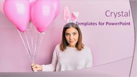  Presentation with cute - Audience pleasing presentation theme consisting of young-beautiful-woman-wearing-cute backdrop and a lemonade colored foreground