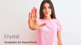  Presentation with pink white - Amazing PPT layouts having young-beautiful-woman-wearing-pink backdrop and a lemonade colored foreground