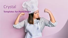  Presentation with professional - Presentation design consisting of young-beautiful-woman-wearing-professional background and a lemonade colored foreground