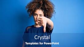  Presentation with real woman hair texture human - Slide deck featuring young-beautiful-woman-with-curly background and a ocean colored foreground