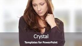  Presentation with depression lighith chairet w - Theme enhanced with young beautiful woman with depression background and a tawny brown colored foreground