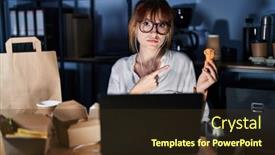  Presentation with food delivery - 