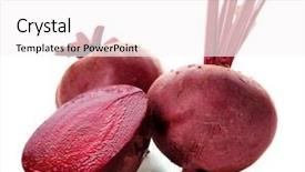  Presentation with history earth globe isolated white - Presentation with young beets isolated on white background and a white colored foreground