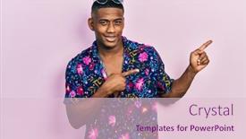  Presentation with black man - Theme with young-black-man-wearing-hawaiian background and a lemonade colored foreground