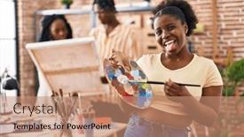  Presentation with black art - 