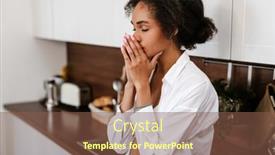  Presentation with abortion - Presentation design featuring young-black-woman-being-upset background and a tawny brown colored foreground