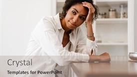  Presentation with abortion - Presentation with young-black-woman-being-upset background and a coral colored foreground