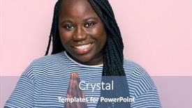  Presentation with black woman praying - Audience pleasing PPT theme consisting of young-black-woman-with-braids backdrop and a teal colored foreground