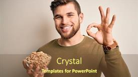  Presentation with salty - Presentation featuring young-blond-man-with-beard background and a tawny brown colored foreground