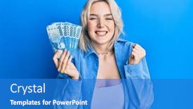  Presentation with chilean - Presentation having young-blonde-girl-holding-1000 background and a teal colored foreground