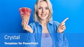  Presentation with philippine - Amazing slide deck having young-blonde-girl-holding-philippine backdrop and a teal colored foreground