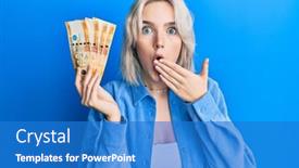  Presentation with philippine - PPT theme consisting of young-blonde-girl-holding-philippine background and a teal colored foreground