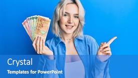  Presentation with philippine - Cool new presentation with young-blonde-girl-holding-philippine backdrop and a teal colored foreground