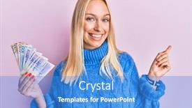  Presentation with swedish - Presentation consisting of young-blonde-girl-holding-swedish background and a teal colored foreground